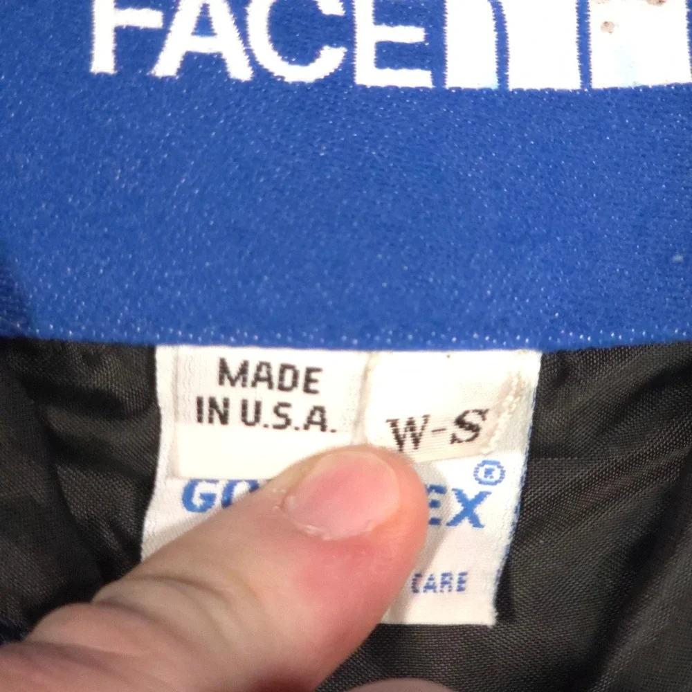 Vintage North Face Jacket Womens Small Blue Made in USA Gore Tex Gorpcore‎ 90s
